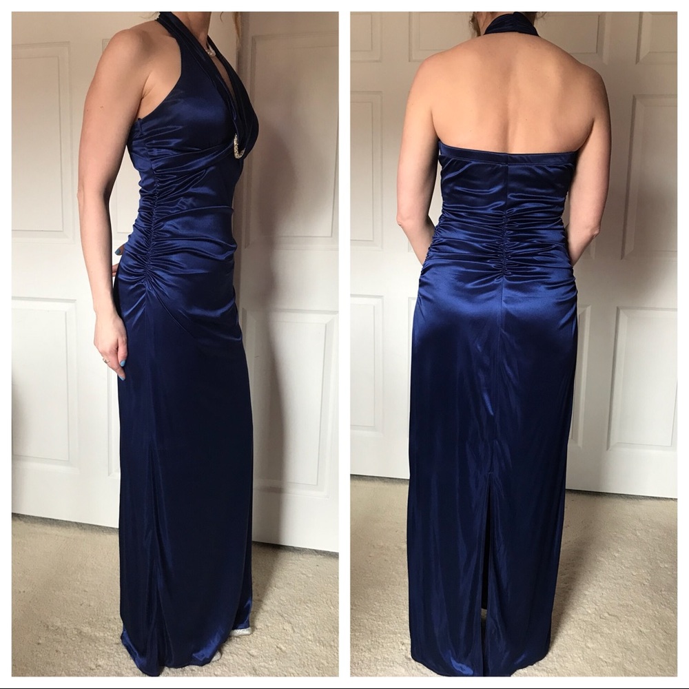 Navy prom dress